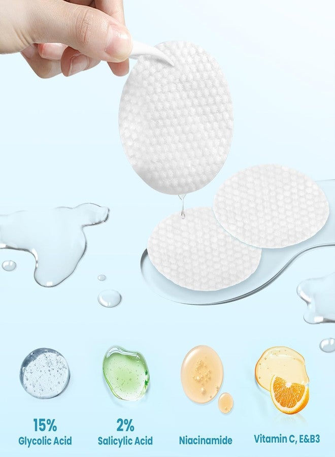 دالين ضمادات تقشير البشرة بحمض الجليكوليك، تحتوي على 15% من حمض الجليكوليك فائق النقاء و2% من حمض الساليسيليك، لتقشير البشرة والحفاظ على نعومتها ومنع ظهور التجاعيد والخطوط الدقيقة، لتجديد البشرة وإضفاء النضارة عليها - 60 ضمادة - Image 3